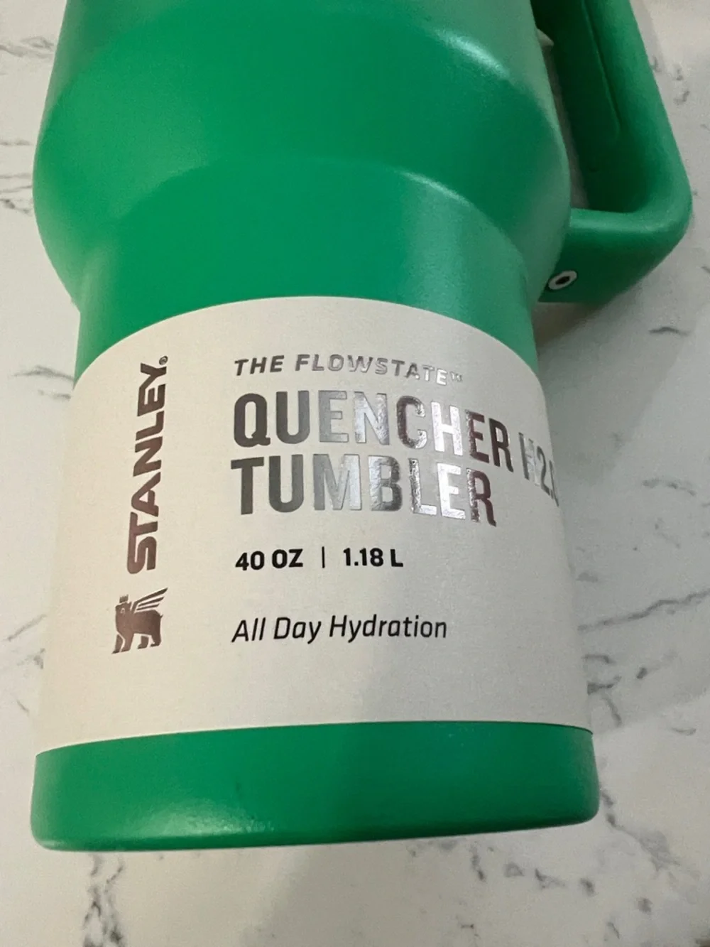 Stanley Green Insulated Travel Mug with Handle - Picture 2 of 6